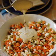 Рецепт Сыроедческого оливье