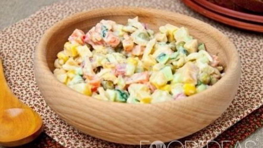 Рецепт вегетарианского оливье