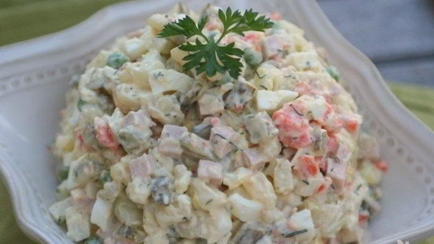 Рецепт вкусного салата оливье