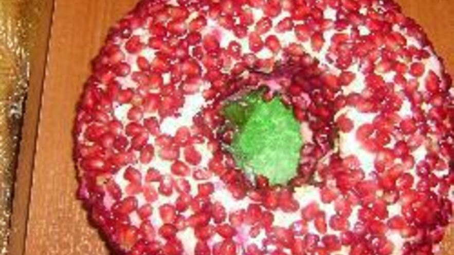 Рецепт салата гранатового браслет