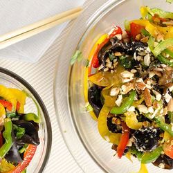 Рецепт Салата из древесных грибов с соевым соусом по-китайски