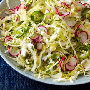 Рецепт Салата из капусты и редиса