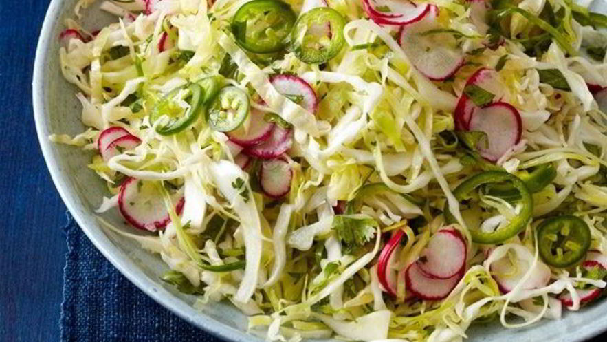 Рецепт салата из капусты и редиса