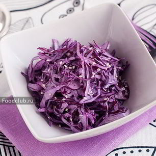 Рецепт Салата из красной капусты