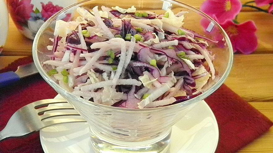 Рецепт салата к лапше