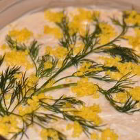 Рецепт Мимозы с маслом и сыром