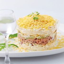 Рецепт Мимозы с маслом