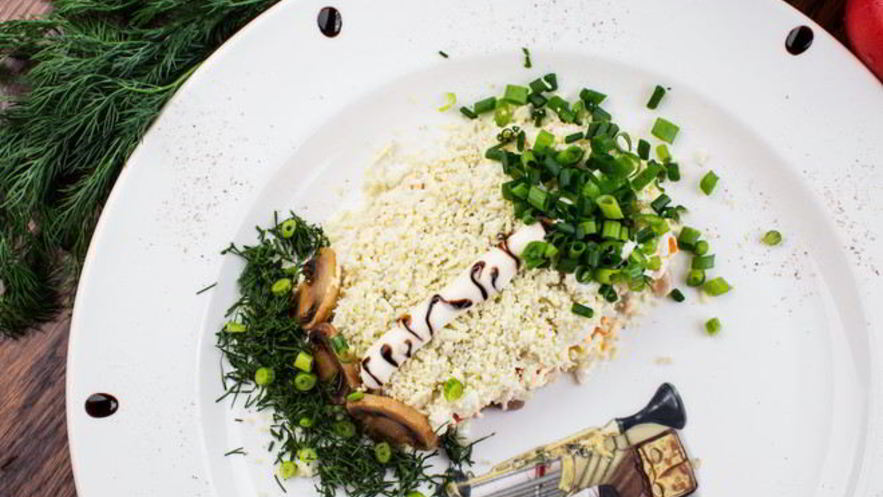 Рецепт салата мимоза береза