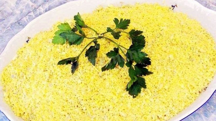 Рецепт салата мимоза классический с консервой