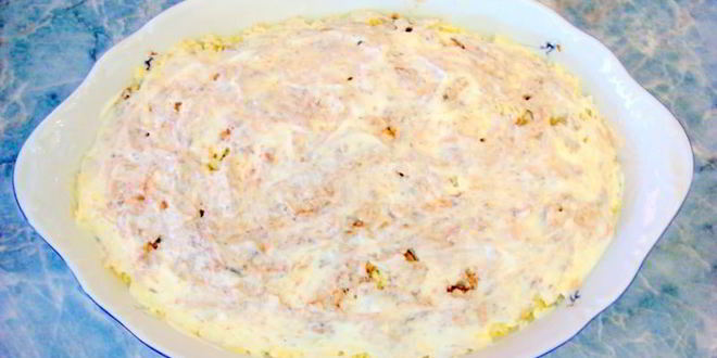 Рецепт салата мимоза классический с консервой