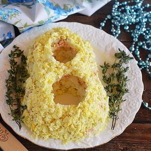 Рецепт Салата Мимоза на 8 Марта