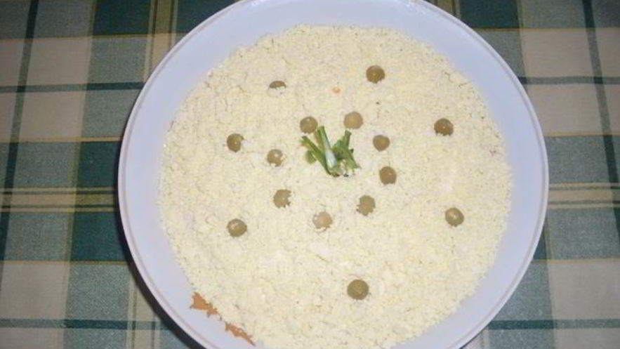 Рецепт салата мимоза нежная с картошкой