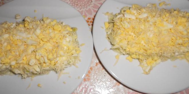 Рецепт салата мимоза по-новому