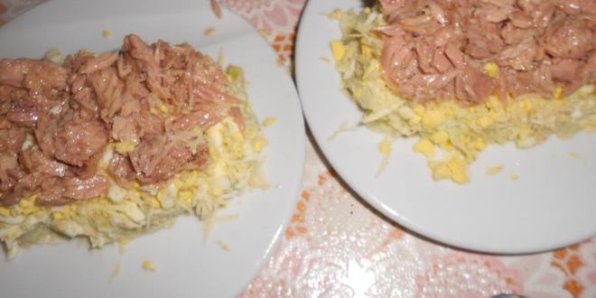 Рецепт салата мимоза по-новому