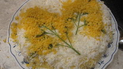 Рецепт Салата Мимоза с лососем