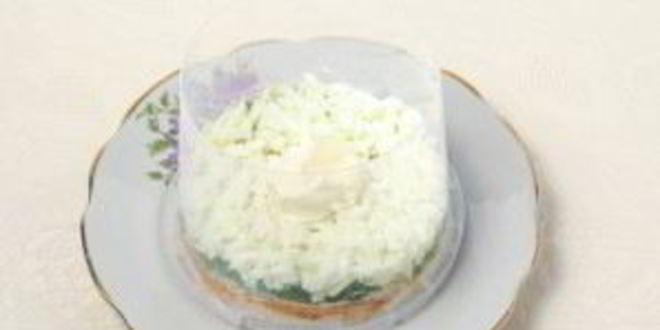 Рецепт салата мимоза с рисом