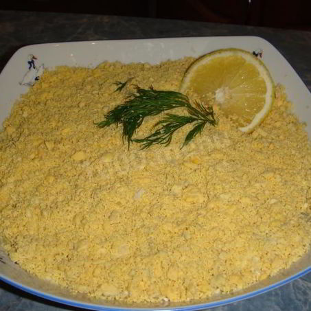 Рецепт Салата Мимоза с сардиной и сыром