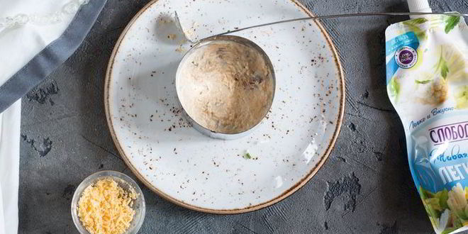 Рецепт салата мимоза с семгой