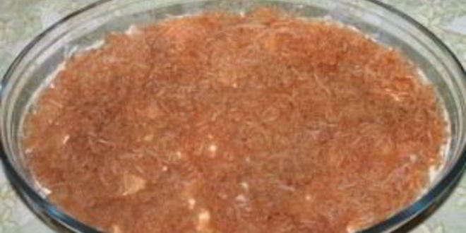 Рецепт салата мимоза с сыром и яблоком