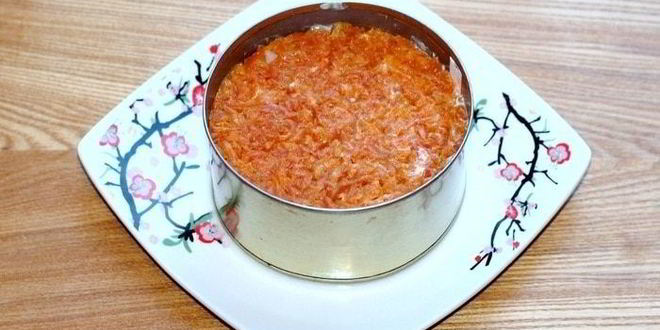 Рецепт салата мимоза с тунцом и йогуртом