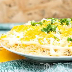 Рецепт Салата Мимоза с тунцом