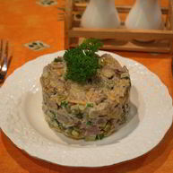 Рецепт Салата Обжорка с печенью