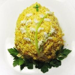 Рецепт Салата Пасхальное яйцо