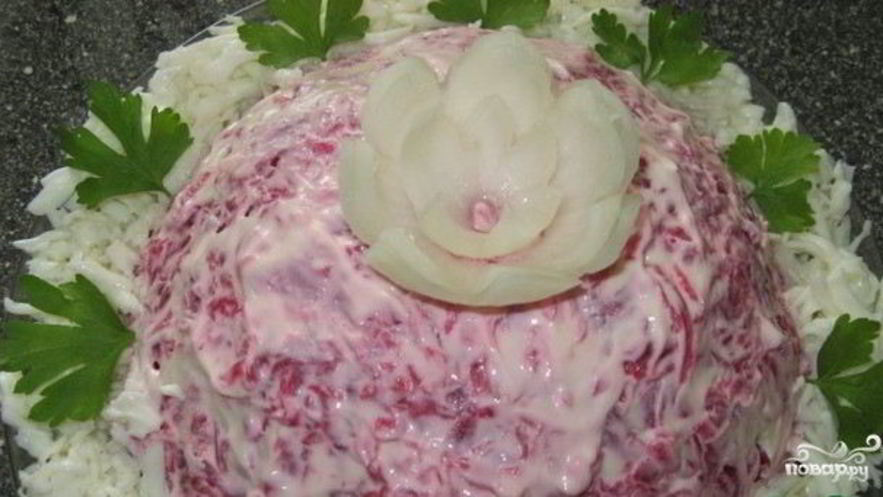 Рецепт форели под шубой