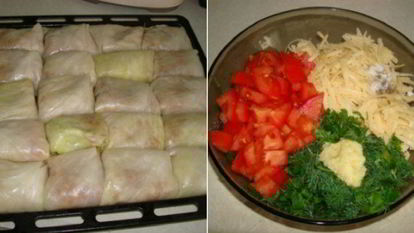 Рецепт Голубцов под шубой