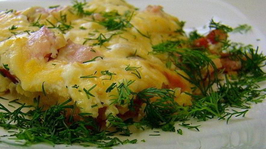 Рецепт картофеля под шубой