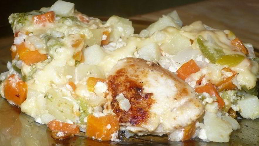 Рецепт курицы под шубой в мультиварке