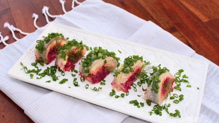 Рецепт рулетов селедка под шубой