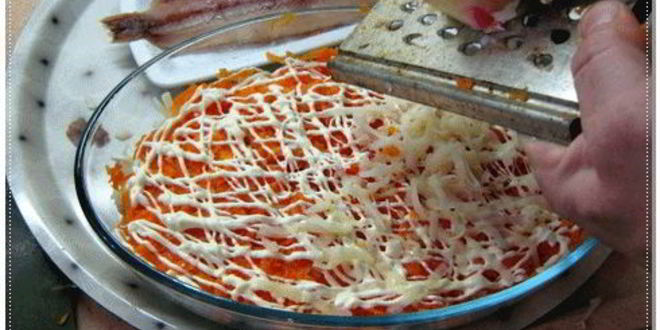 Рецепт салата сельдь под шубкой