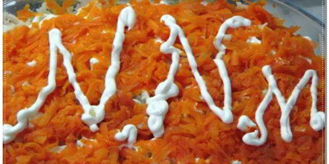 Рецепт салата сельдь под шубкой