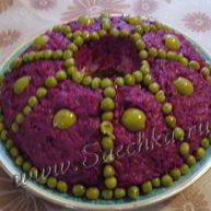 Рецепт Салата Селедка под шубой с яблоком