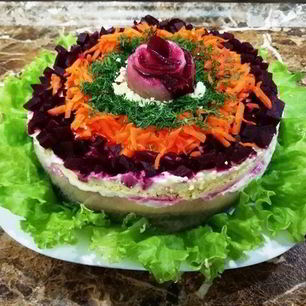 Рецепт Салата Шуба под сельдью