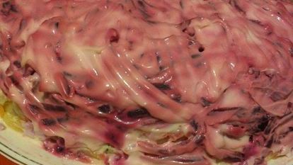 Рецепт Салата Скумбрия под шубой