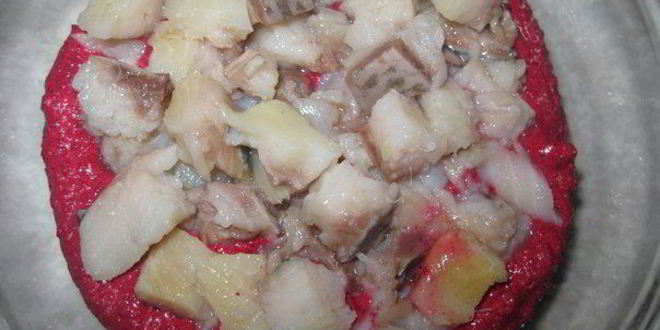 Рецепт салата-суфле селедка под шубой