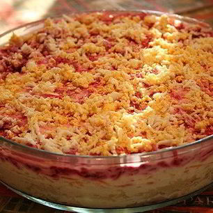 Рецепт Сельди под шубой с яблоком