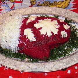 Рецепт Сельди под шубой Варежка