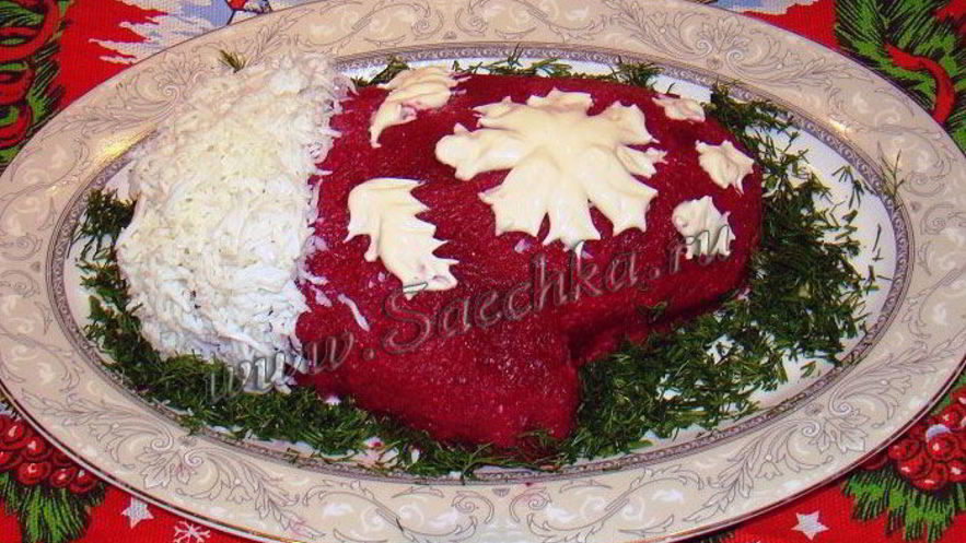 Рецепт сельди под шубой варежка