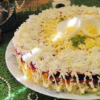 Рецепт Селедки под шубой без майонеза