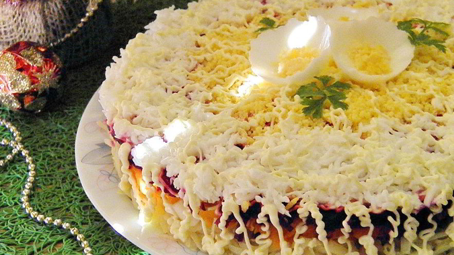 Рецепт селедки под шубой без майонеза