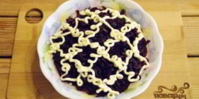 Рецепт селедки под шубой без моркови