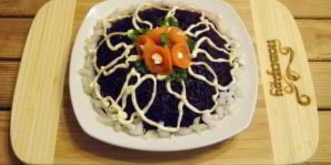 Рецепт селедки под шубой без яиц