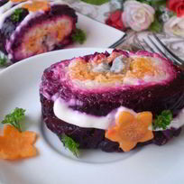 Рецепт Селедки под шубой рулетом