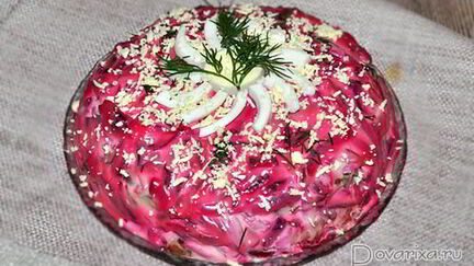 Рецепт Селедки под шубой с грибами