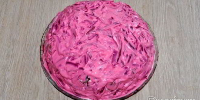 Рецепт селедки под шубой с грибами