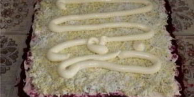 Рецепт селедки под шубой в пленке