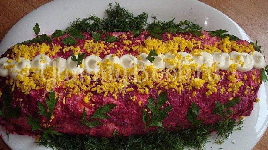 Рецепт закуски селедка под шубой